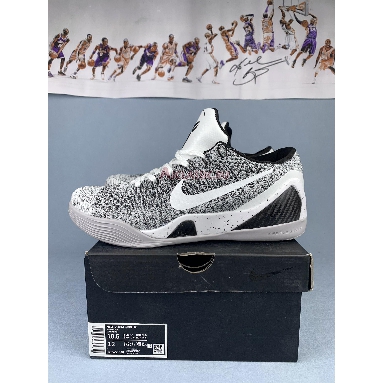 Nike Kobe 9 Elite Low XDR Beethoven 653456-101 White/Black/Wolf Grey Mens Womens Shoes