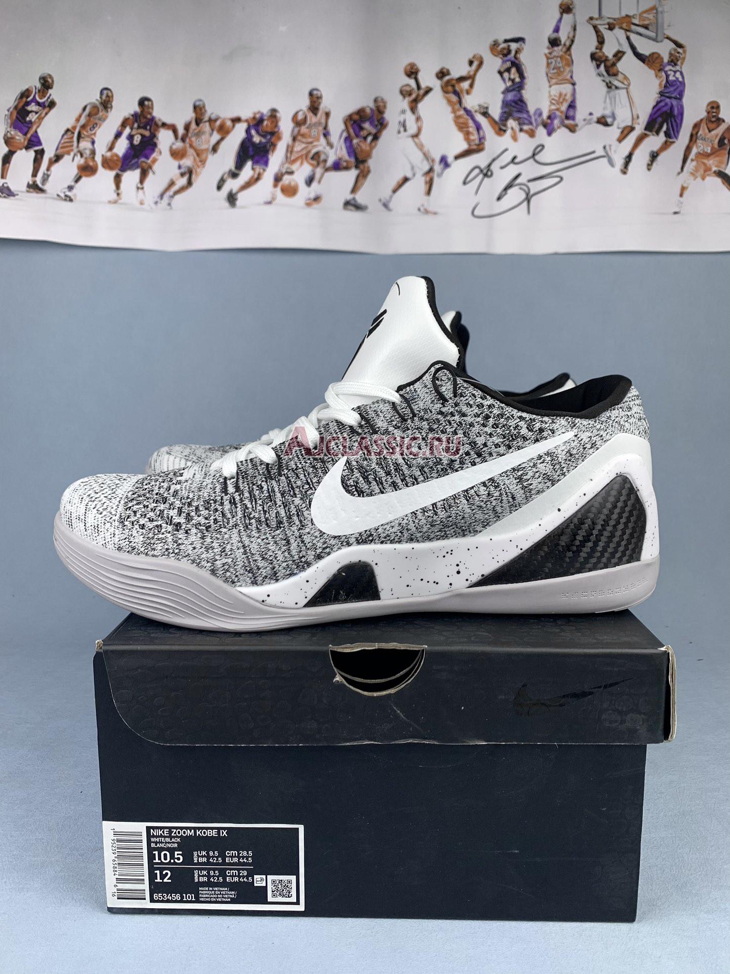 New Nike Kobe 9 Elite Low XDR "Beethoven" 653456-101 Shoes