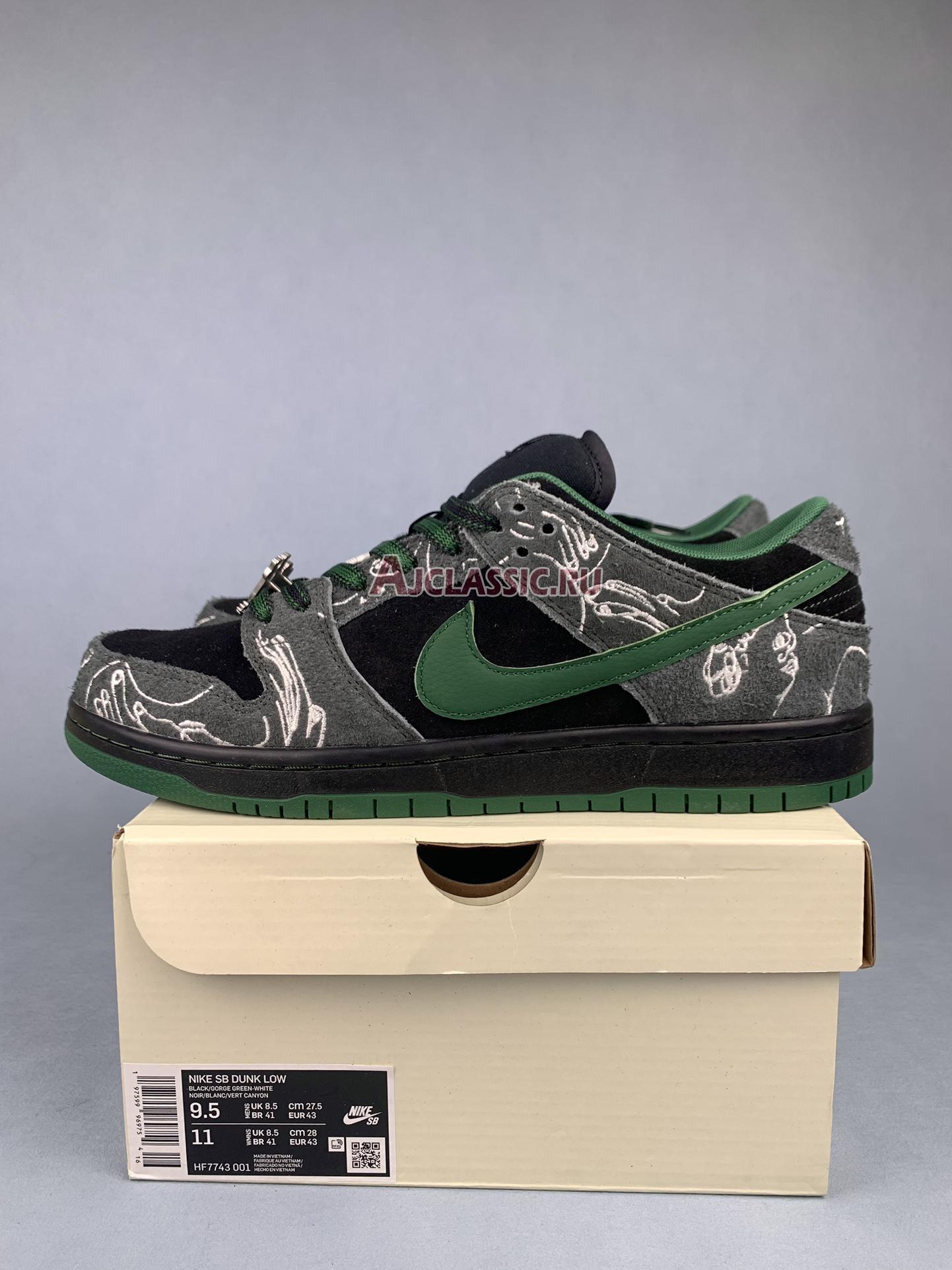 New THERE Skateboards x Nike Dunk Low SB "Ultra Humanized" HF7743-001 Shoes