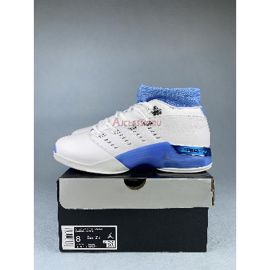 Air Jordan 17 Retro Low SP UNC 2024 FJ0395-101 White/University Blue/Chrome/Black Sneakers