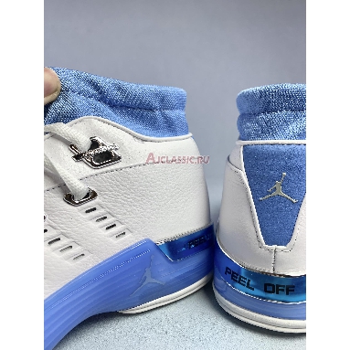 Air Jordan 17 Retro Low SP UNC 2024 FJ0395-101 White/University Blue/Chrome/Black Sneakers