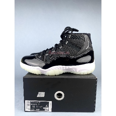 Air Jordan 11 Retro Jubilee / 25th Anniversary CT8012-011-3 Black/Clear/White/Metallic Silver Sneakers