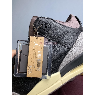 A Ma Maniere x Air Jordan 3 Retro While You Were Sleeping FZ4811-001 Black/Black/Flat Pewter/Violet Ore Sneakers