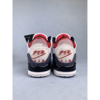 Air Jordan 3 SE-T Fire Red Japan Exclusive CZ6433-100-2 White/Fire Red/Black Sneakers