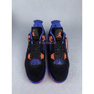 Air Jordan 4 Retro Cavs 308497-027 Black/Safety Orange/Game Royal Sneakers