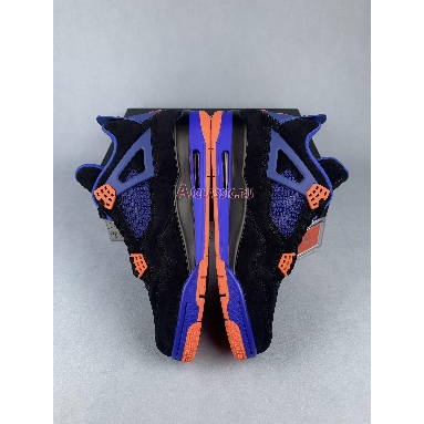 Air Jordan 4 Retro Cavs 308497-027 Black/Safety Orange/Game Royal Sneakers