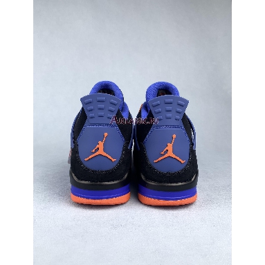 Air Jordan 4 Retro Cavs 308497-027 Black/Safety Orange/Game Royal Sneakers