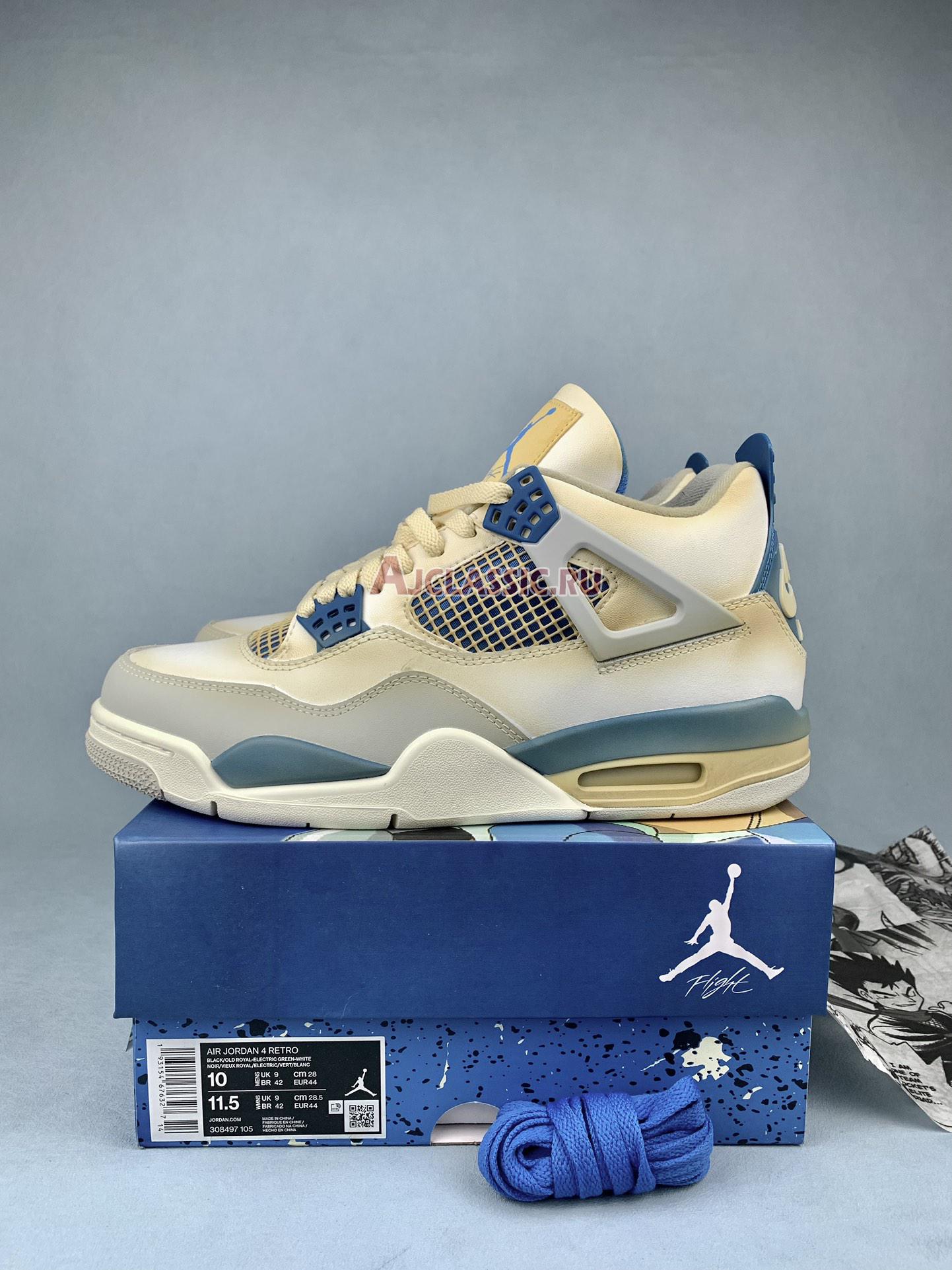 Air Jordan 4 Retro Vintage "Military Blue" 308497-105-3