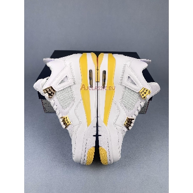 Air Jordan 4 WMNS Vivid Sulfur AQ9129-101-2 White/Vivid Sulfur-Black Sneakers