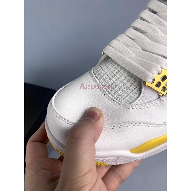 Air Jordan 4 WMNS Vivid Sulfur AQ9129-101-2 White/Vivid Sulfur-Black Sneakers