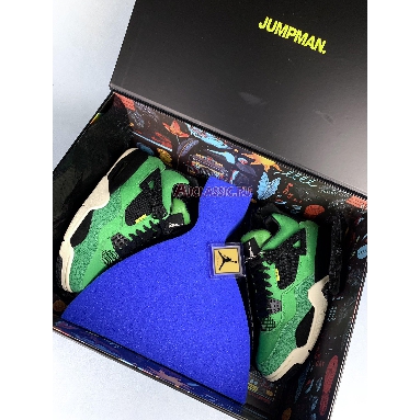 Air Jordan 4 Retro Manila HO19-MNJDLS-416-LN3 Green/Black Sneakers