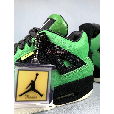 Air Jordan 4 Retro Manila HO19-MNJDLS-416-LN3 Green/Black Sneakers