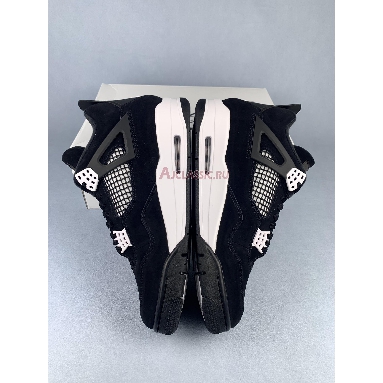 Air Jordan 4 Retro White Thunder FQ8138-001-2 Black/White/Black Sneakers