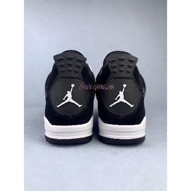 Air Jordan 4 Retro White Thunder FQ8138-001-2 Black/White/Black Mens Womens Shoes