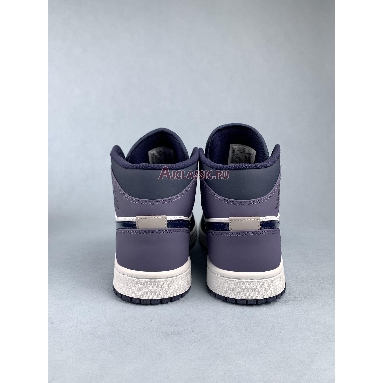 Air Jordan 1 Mid Sanded Purple 554724-445-2 Obsidian/Sanded Purple-White Mens Womens Shoes