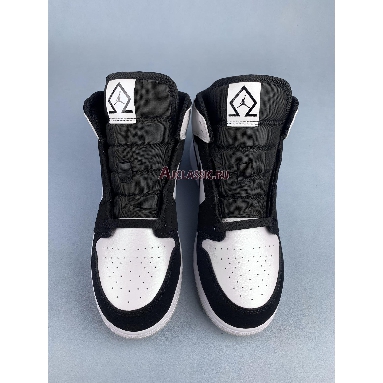 Air Jordan 1 Mid SE Diamond DH6933-100-2 White/Black/Multi-Color Sneakers