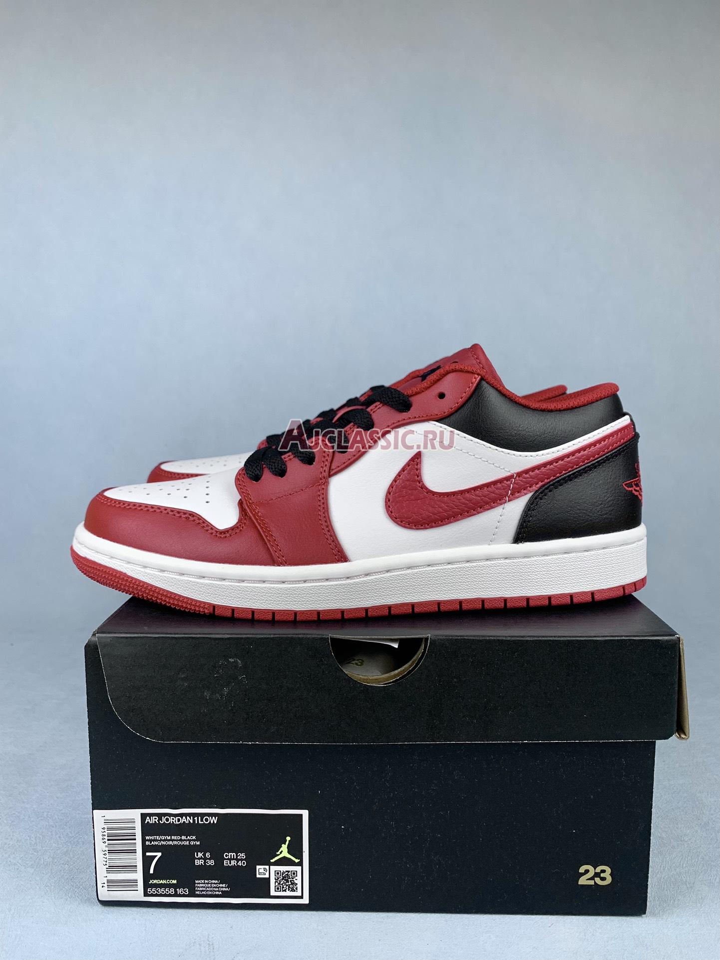 Air Jordan 1 Low "Reverse Black Toe" 553558-163