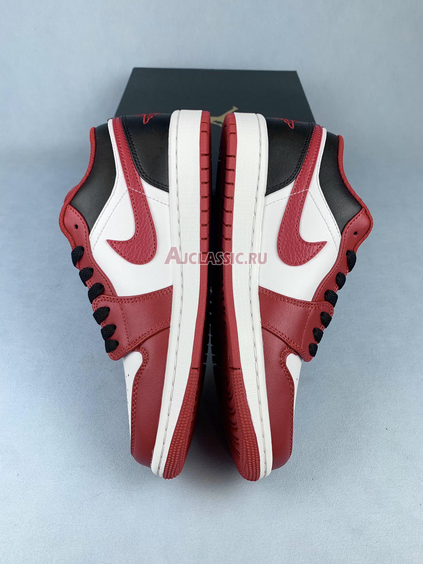 Air Jordan 1 Low "Reverse Black Toe" 553558-163