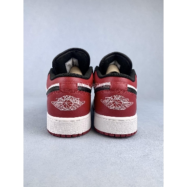 Air Jordan 1 Low Bred Toe 553560-612 Gym Red/White/Black Sneakers