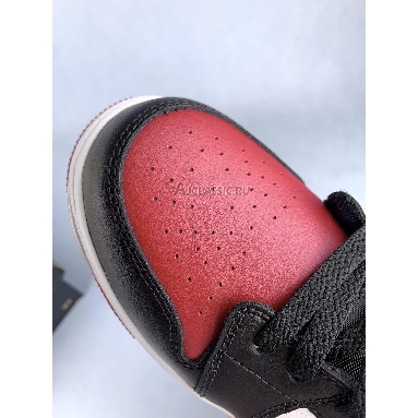 Air Jordan 1 Low Bred Toe 553560-612 Gym Red/White/Black Sneakers