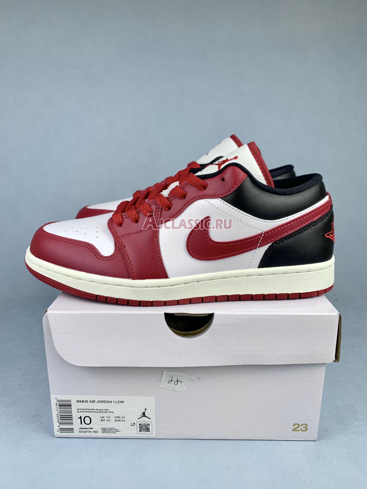 Air Jordan 1 Low "White Gym Red" DC0774-160