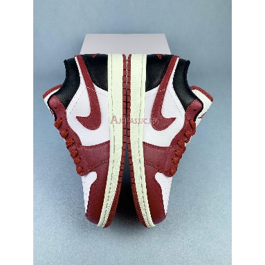 Air Jordan 1 Low White Gym Red DC0774-160 White/Black/Sail/Gym Red Sneakers