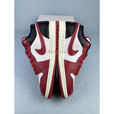 Air Jordan 1 Low White Gym Red DC0774-160 White/Black/Sail/Gym Red Sneakers