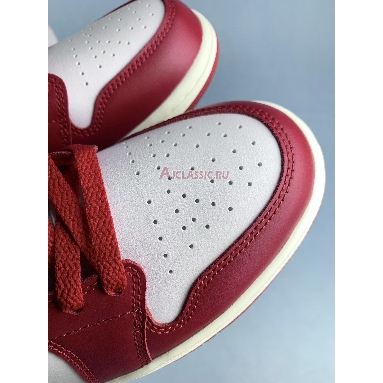 Air Jordan 1 Low White Gym Red DC0774-160 White/Black/Sail/Gym Red Sneakers