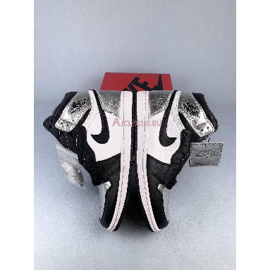 Air Jordan 1 Retro High OG Silver Toe CD0461-001-2 Black/Metallic Silver/White/Black Sneakers