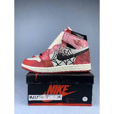 Custom Air Jordan 1 Retro High Spider- Red Black DV1748-601-2 University Red/Black/White Sneakers