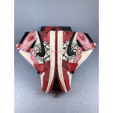 Custom Air Jordan 1 Retro High Spider- Red Black DV1748-601-2 University Red/Black/White Sneakers