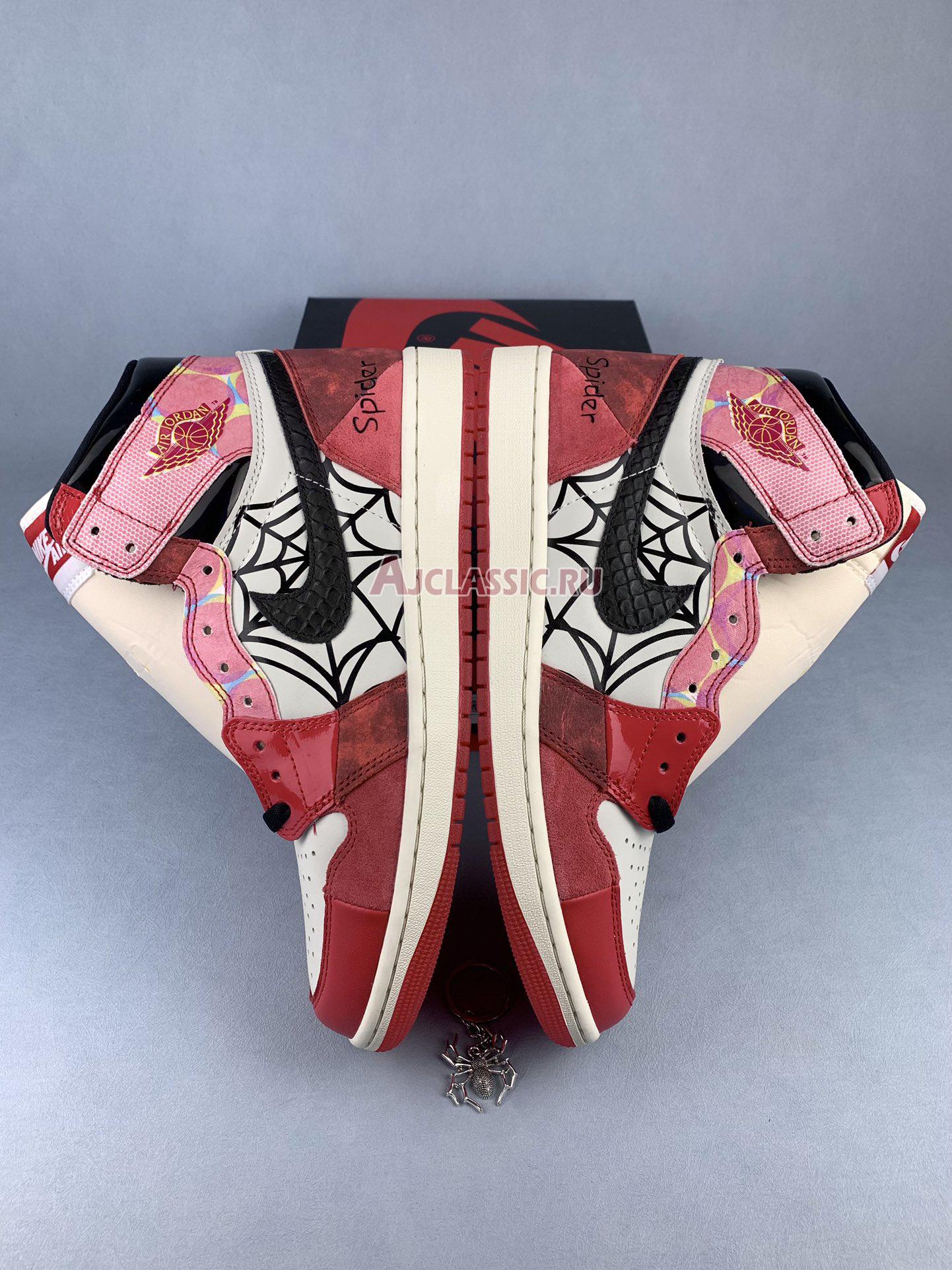 Custom Air Jordan 1 Retro High "Spider- Red Black" DV1748-601-2