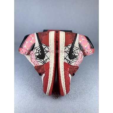 Custom Air Jordan 1 Retro High Spider- Red Black DV1748-601-2 University Red/Black/White Sneakers