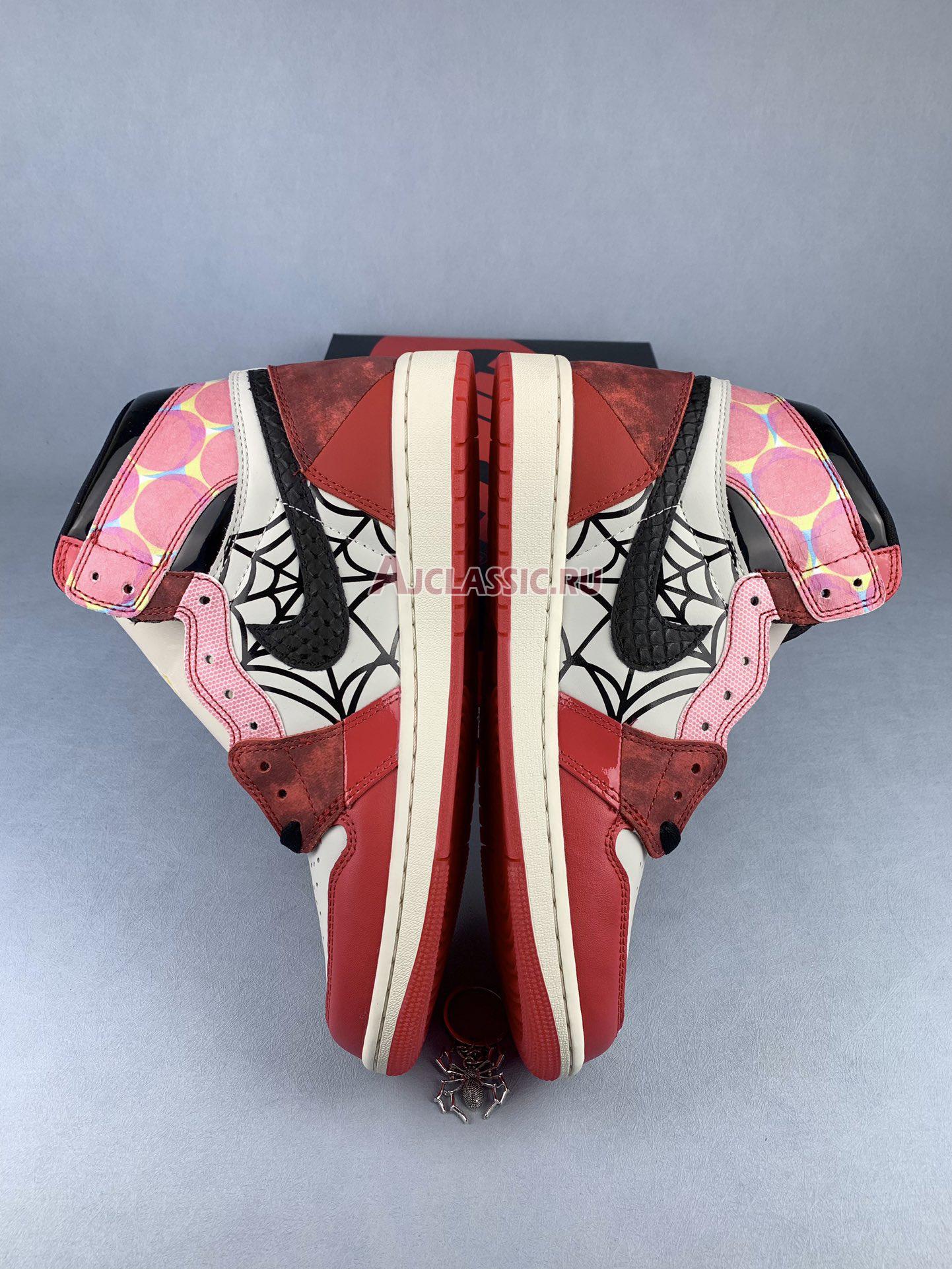 Custom Air Jordan 1 Retro High "Spider- Red Black" DV1748-601-2