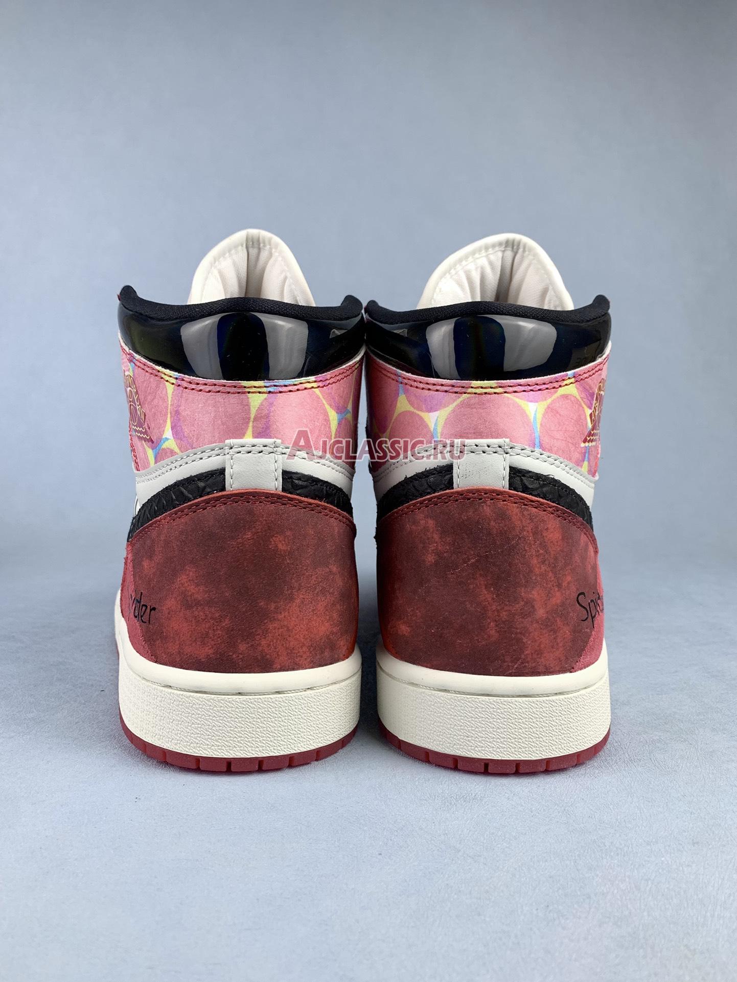 Custom Air Jordan 1 Retro High "Spider- Red Black" DV1748-601-2