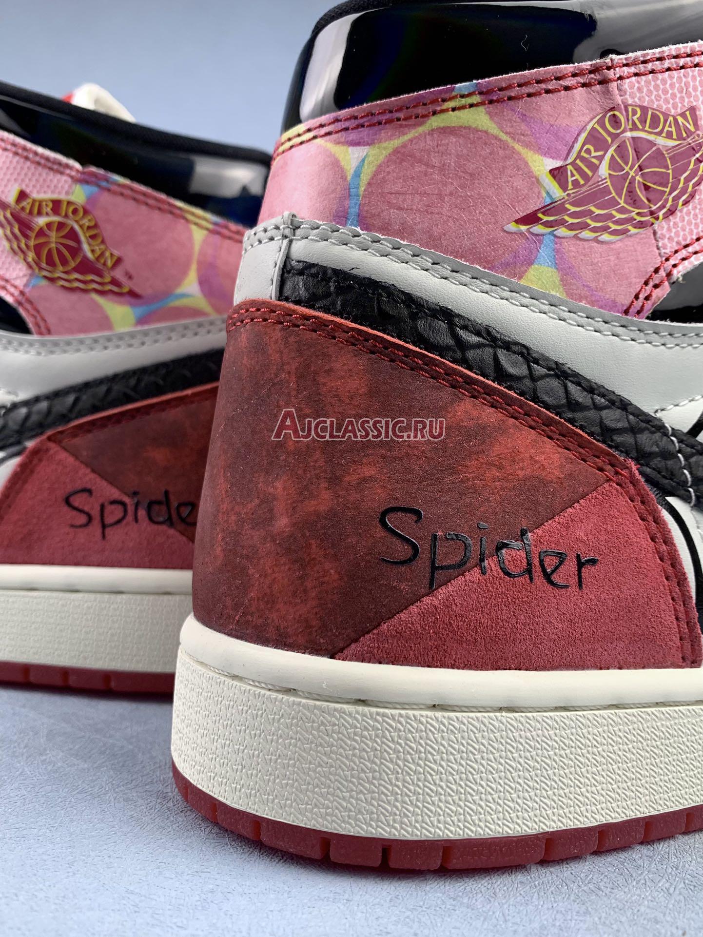 Custom Air Jordan 1 Retro High "Spider- Red Black" DV1748-601-2