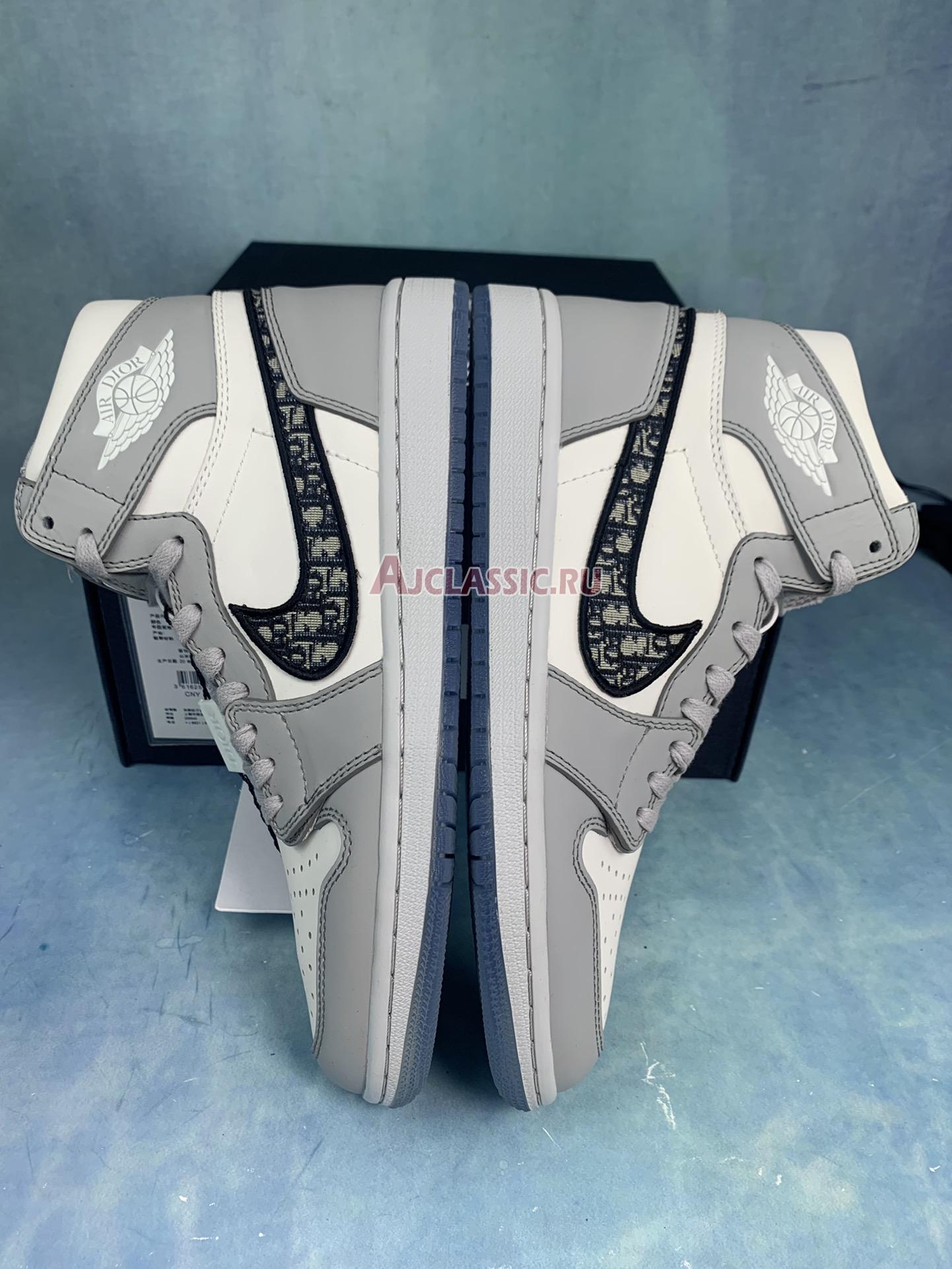 New Dior x Air Jordan 1 High "Wolf Grey" CN8607-002-2 Shoes