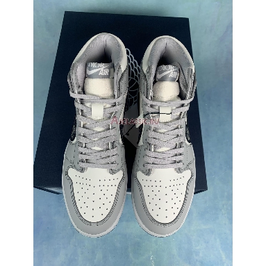 Dior x Air Jordan 1 High Wolf Grey CN8607-002-2 Wolf Grey/Sail/Photon Dust/White Mens Womens Shoes