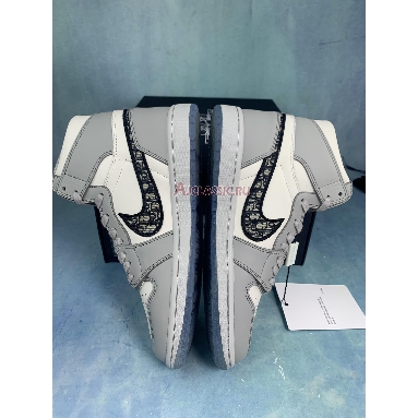 Dior x Air Jordan 1 High Wolf Grey CN8607-002-2 Wolf Grey/Sail/Photon Dust/White Mens Womens Shoes