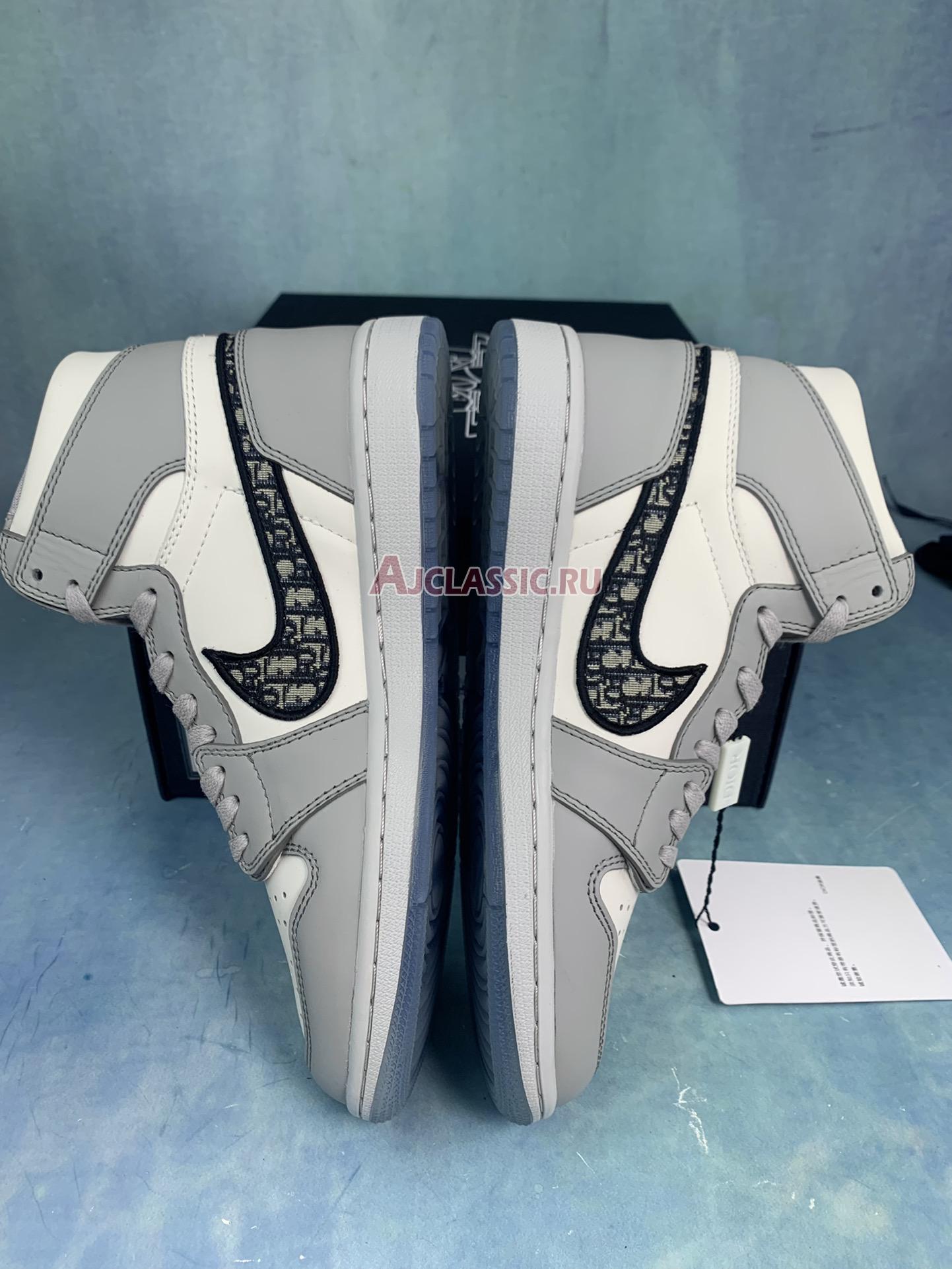 New Dior x Air Jordan 1 High "Wolf Grey" CN8607-002-2 Shoes