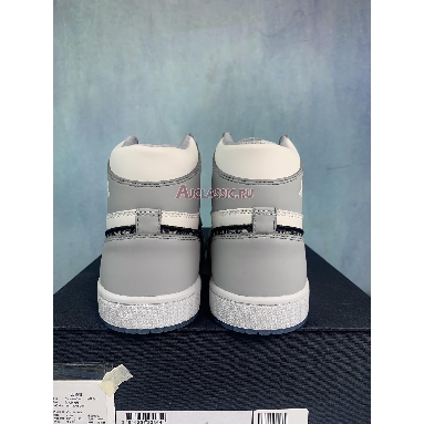 Dior x Air Jordan 1 High Wolf Grey CN8607-002-2 Wolf Grey/Sail/Photon Dust/White Mens Womens Shoes