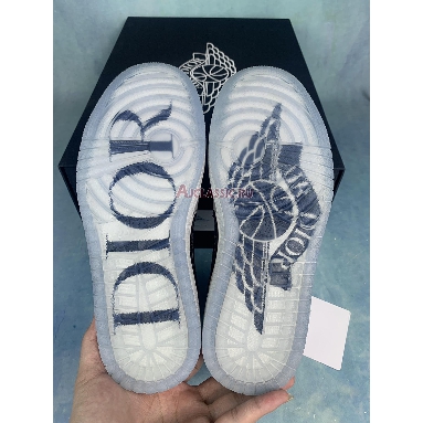 Dior x Air Jordan 1 High Wolf Grey CN8607-002-2 Wolf Grey/Sail/Photon Dust/White Mens Womens Shoes