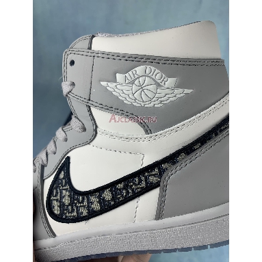 Dior x Air Jordan 1 High Wolf Grey CN8607-002-2 Wolf Grey/Sail/Photon Dust/White Mens Womens Shoes