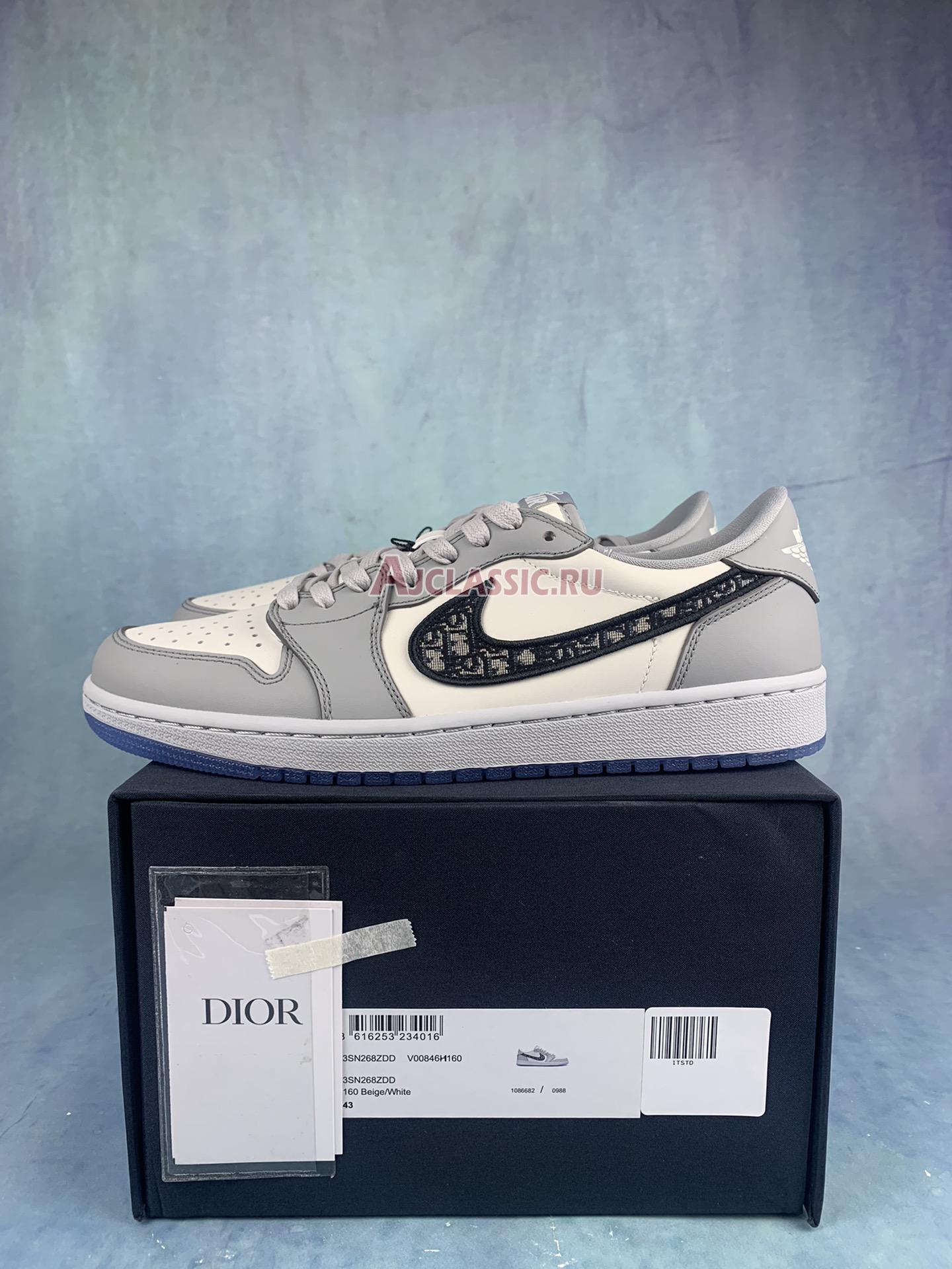 New Dior x Air Jordan 1 Low "Wolf Grey" CN8608-002-2 Shoes