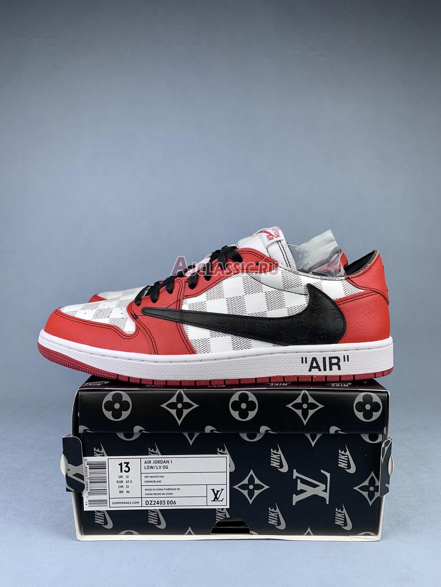 Custom Travis Scott x Off-White x Louis Vuitton x Air Jordan Low "Chicago" DZ2403-006