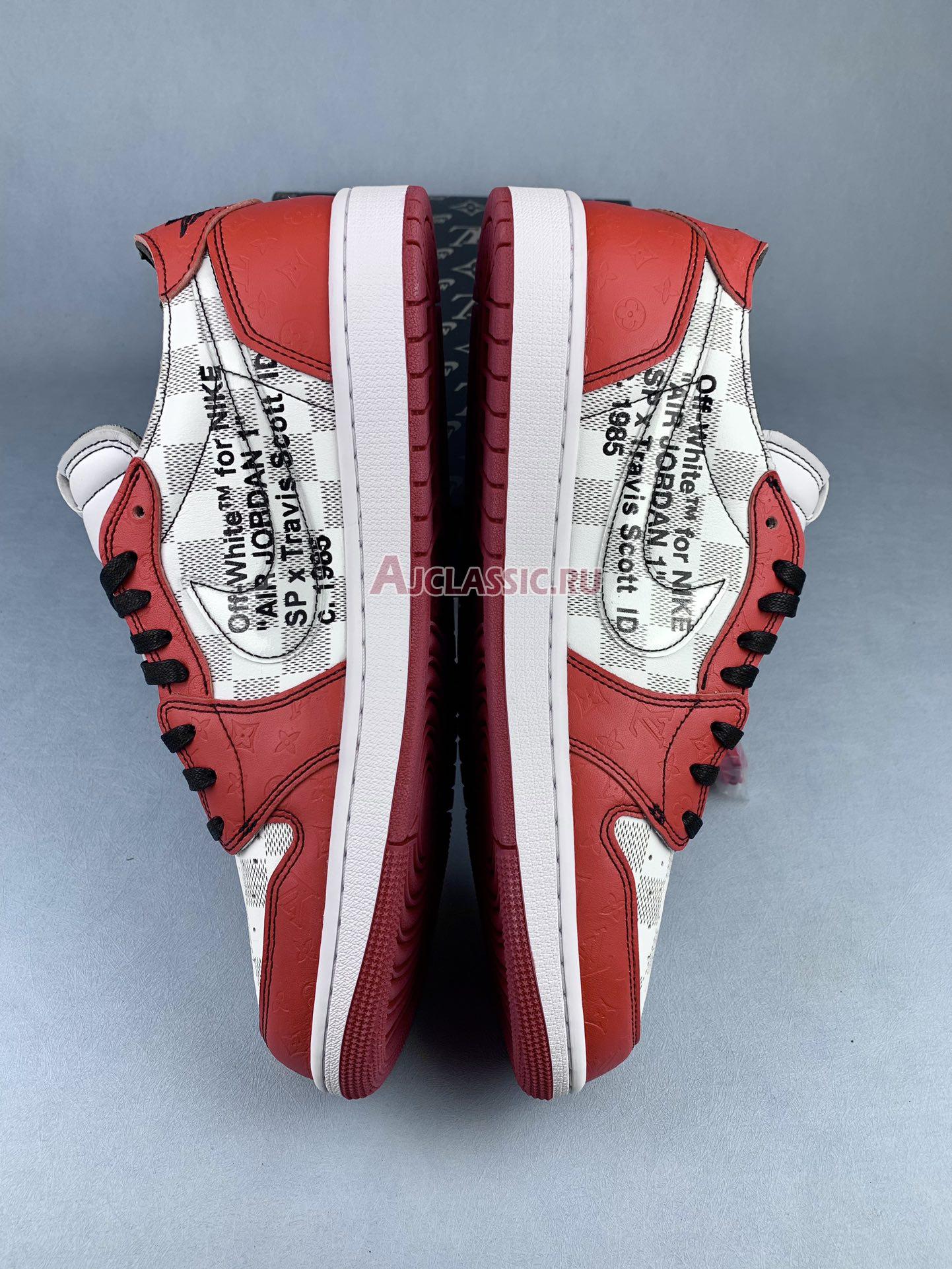 Custom Travis Scott x Off-White x Louis Vuitton x Air Jordan Low "Chicago" DZ2403-006