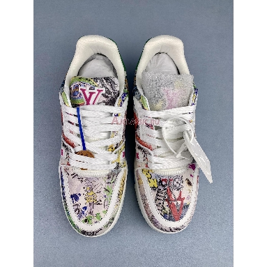 Louis Vuitton LV Trainer Sneaker Comic Motifs Multi 1AB9XI White/Multi Sneakers