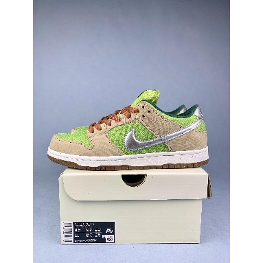 Nike SB Dunk Low Escargot FQ7585-200 Sesame/Metallic Silver/Pear/Fir/Sail/Light British Tan Mens Womens Shoes