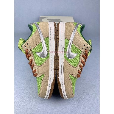 Nike SB Dunk Low Escargot FQ7585-200 Sesame/Metallic Silver/Pear/Fir/Sail/Light British Tan Mens Womens Shoes