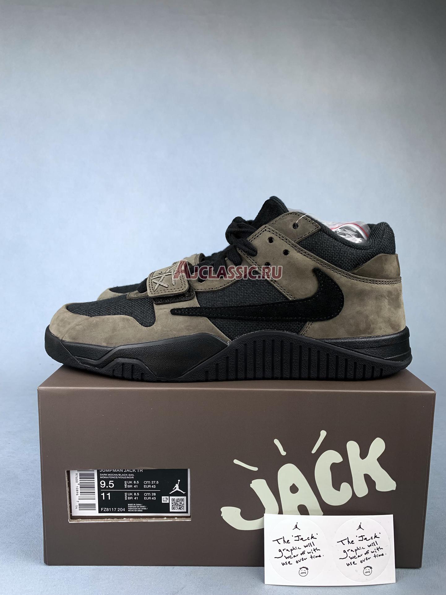 New Travis Scott x Jordan Jumpman Jack TR "Dark Mocha" FZ8117-201 Shoes